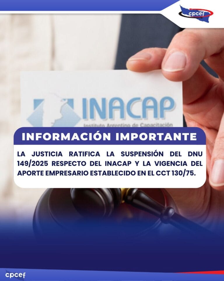 La Justicia ordena la suspensión provisoria de la aplicación del DNU 149/2025
